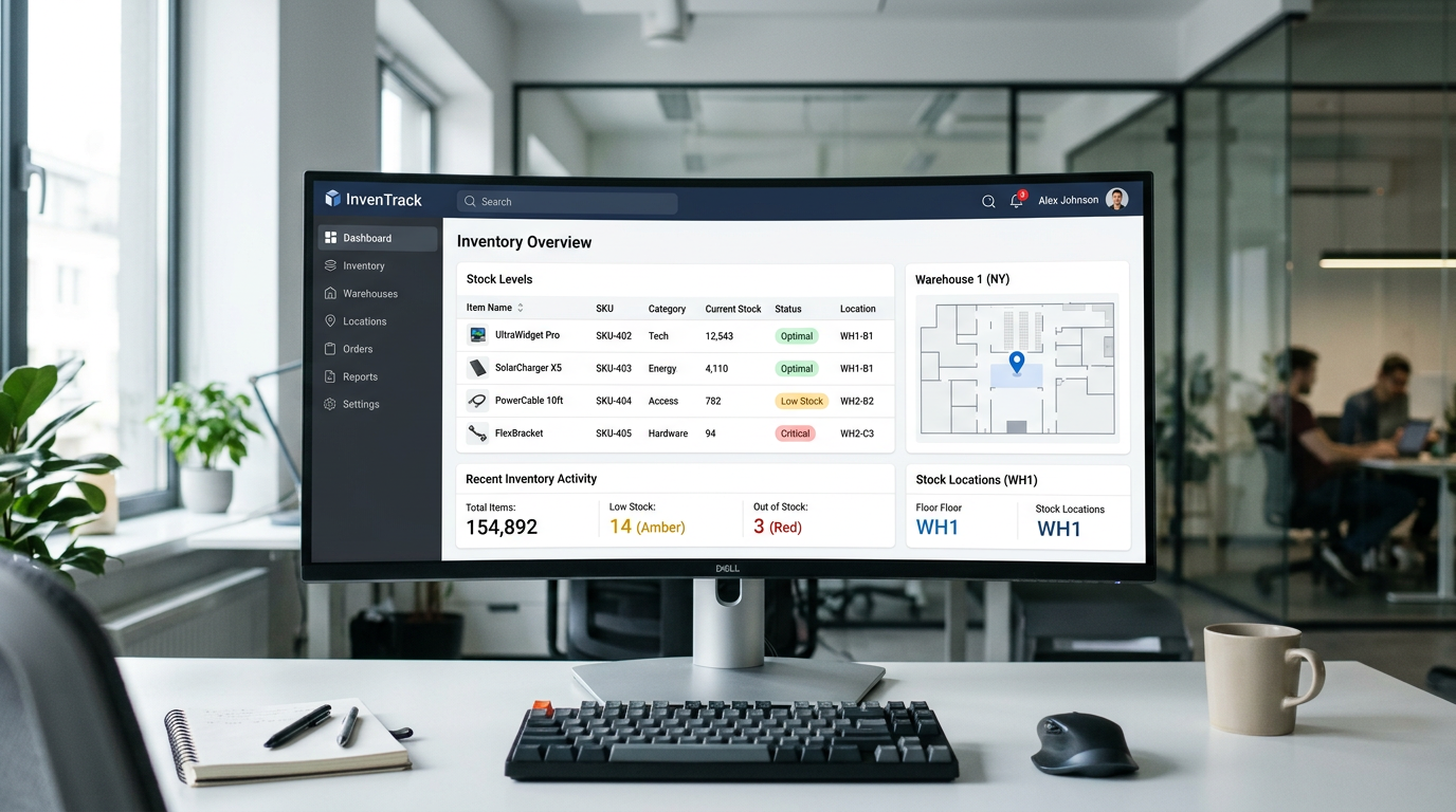 在庫管理システムのフルスタック開発